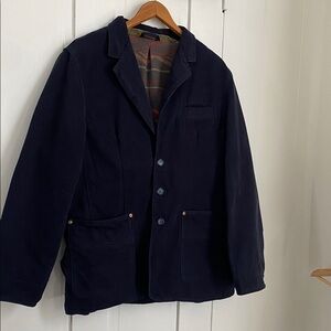 Vintage Men’s M Territory Ahead Southwestern Blanket Lined Chore Coat Jacket USA